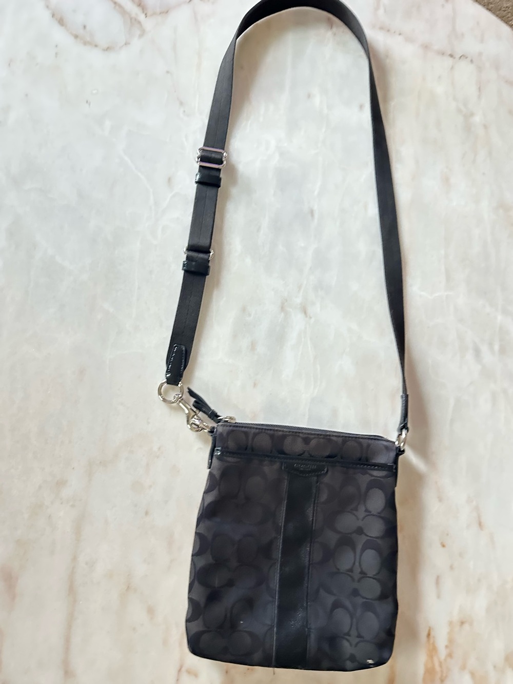 Coach Black Signature Crossbody Bag - Picture 2 of 7